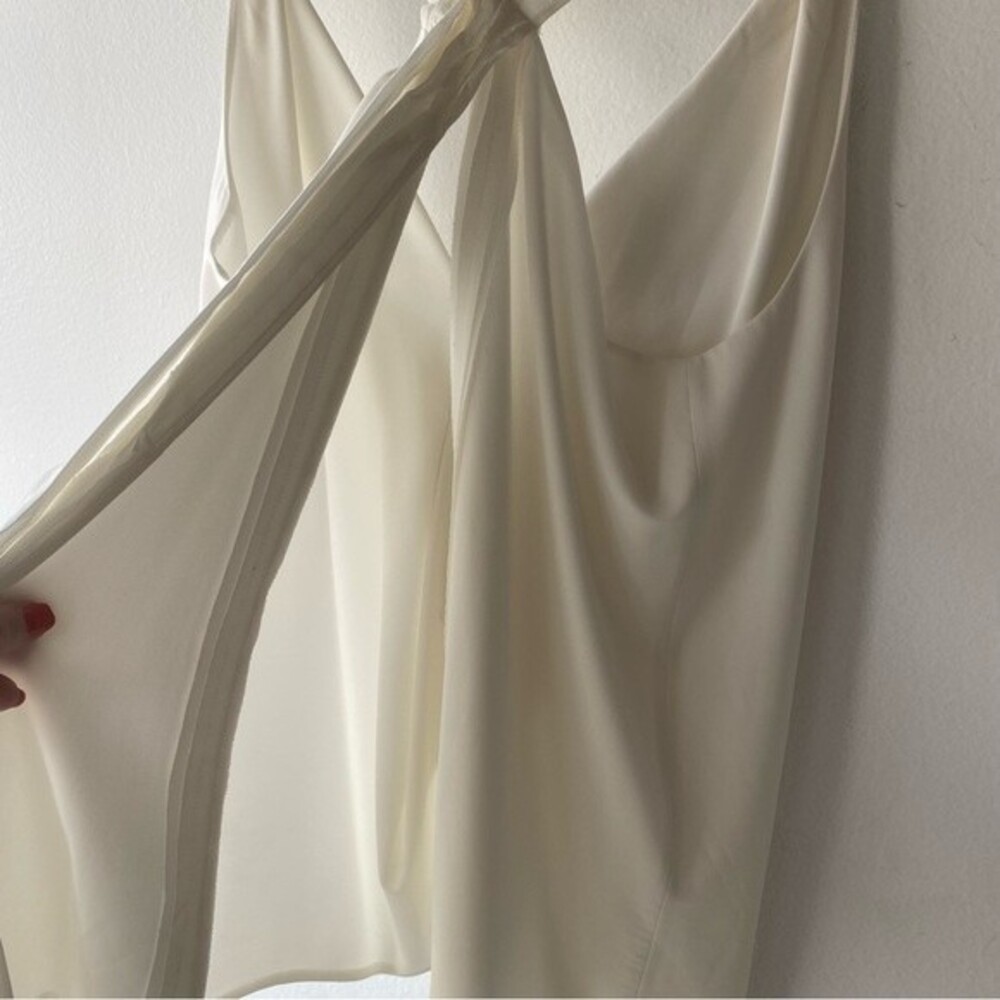 robert rodriguez white split back embellished tan… - image 7